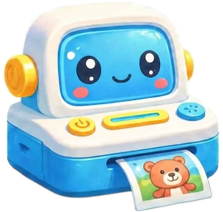 FurtherJoy Smart Mini Printer for Kids